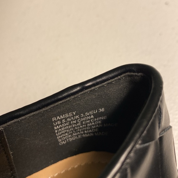 JUSTFAB Women’s Ramsey Black Pointed Toe Loafers - Picture 8 of 8